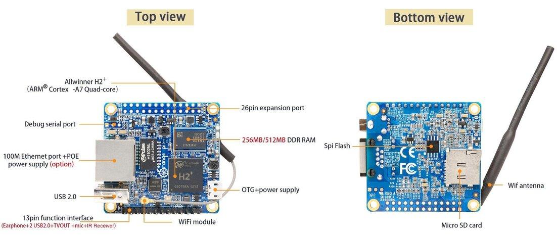 orange pi zero info